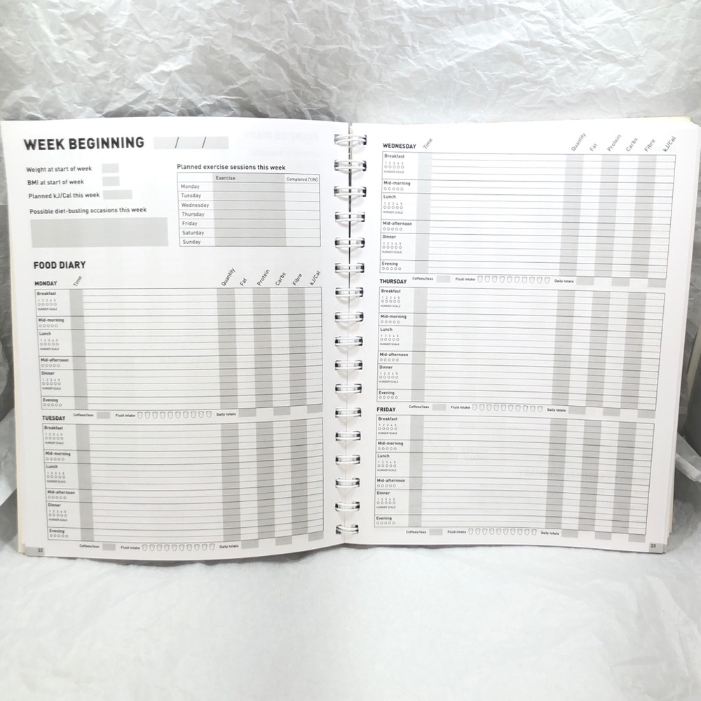 Book: DIET AND EXERCISE DIARY The perfect tool for health, weight loss, fitness - Picture 14 of 16